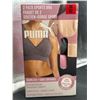 Image 2 : Puma 2-Pack Seamless Sports Bras, Size Medium, Convertible Design