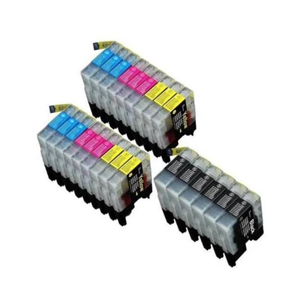 24-Pack Compatible Ink Cartridges for MFC-J825DW and MFC-J835DW Printers
