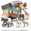 Image 1 : Prextex Safari Animals Life-Like Models 9-Piece Set for Ages 3 and Up