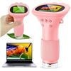 Image 1 : Ashfly Kids Magnifying Glass, Portable Microscopes 2″ HD Screen 1000X Zoom