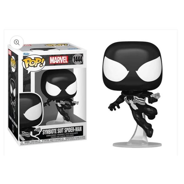 Funko Pop! Marvel 1444 Symbiote Suit Spider-Man Bobblehead