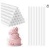 Image 1 : Lot of 2 Cake Dowels for Stacking 24pcs Plastic Cake Dowels Sticks Support Rods for Stacking Support