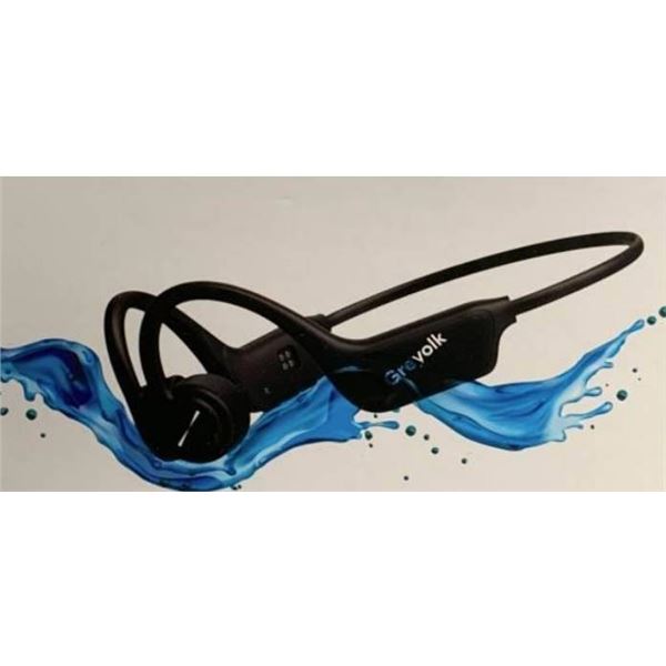 Greyolk Bone Conduction Swimming Headphones with IP68 Waterproof Rating