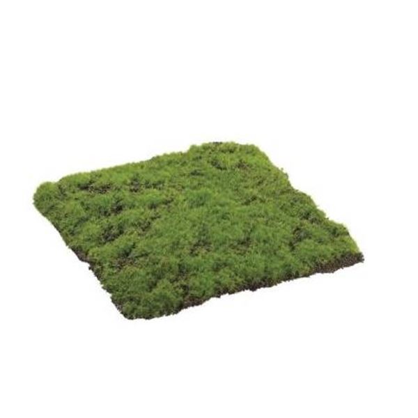 Artificial Square Green Soft Silk Moss Blanket