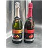 Image 1 : Paul Brassac Organic Sparkling Juice Collection – Apple Pear and Apple Raspberry, 750 mL Ea