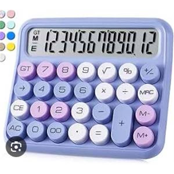 JPJSQ-Zihunse Electronic Calculator with Solar and AAA Battery Power