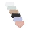 Image 1 : Hanes Microfiber 6 Smoothing Briefs – Size 7/L, Multi-Color