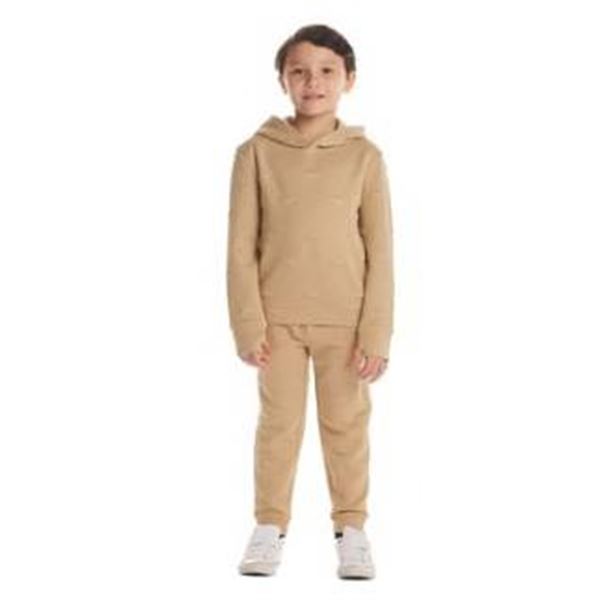 Andy & Evan 2-Piece Set, Size 2, Beige Hoodie and Pants