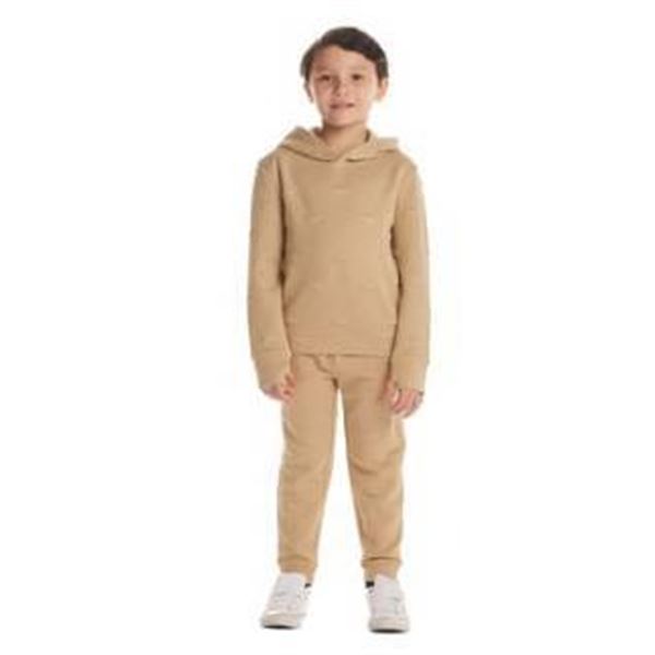 Andy & Evan 2-Piece Set, Size 2, Beige Hoodie and Pants