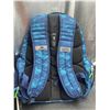 Image 3 : Blue Camo Roots Backpack with Multiple Compartments