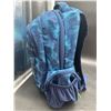 Image 4 : Blue Camo Roots Backpack with Multiple Compartments
