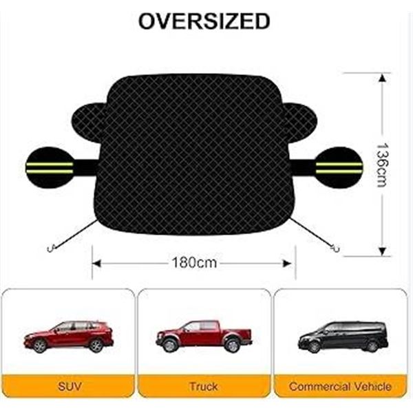 Kerizher Car Windshield Snow Cover 180 x 136 cm