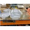Image 2 : Glass Food Storage Containers with Lids of Various Sizes