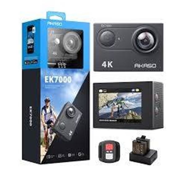Akaso EK7000 4K WiFi Sports Action Camera, Model X004T5GE7B