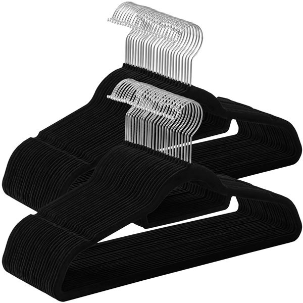 Songmics Home CRF026B50 Velvet Hangers – 50 Pack