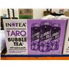 Image 2 : Inotea Taro Bubble Tea With Tapioca Pearls, 12 Cans, 16.6 fl oz Each