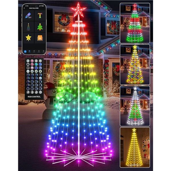 Govee Cone Tree Lights 6 ft with Wi-Fi and Smart Features