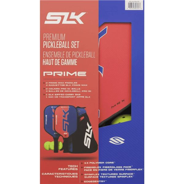 SLK Prime Pickleball Set With Prime Max and S1 Paddles