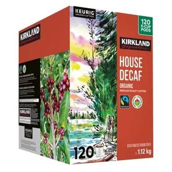 Kirkland Signature House Decaf Medium Roast Coffee 120 ct