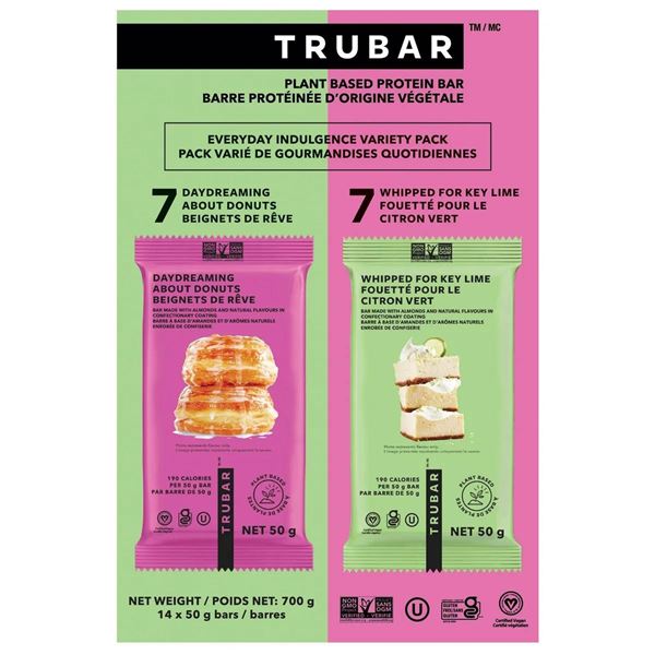 Trubar Everyday Indulgence Variety Pack – 14 x 50g Bars
