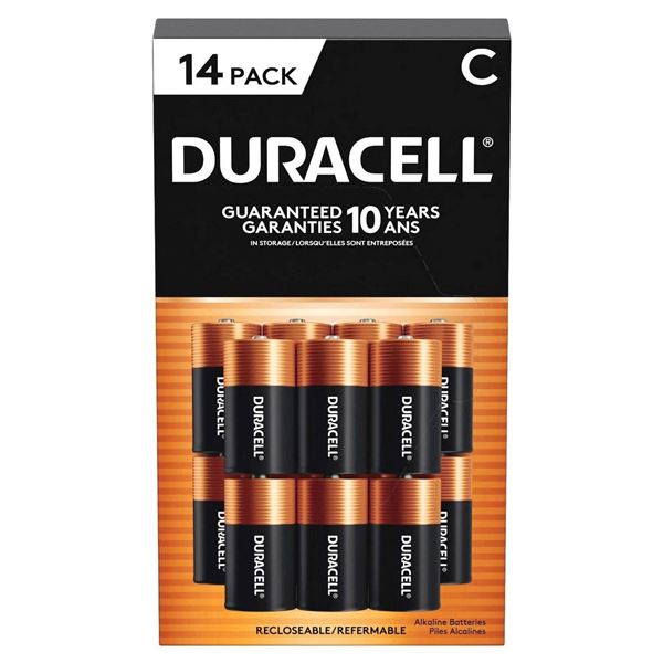 Duracell 14-Pack C Batteries, Model 5122