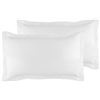 Image 1 : 2 King Size Standard White Pillows