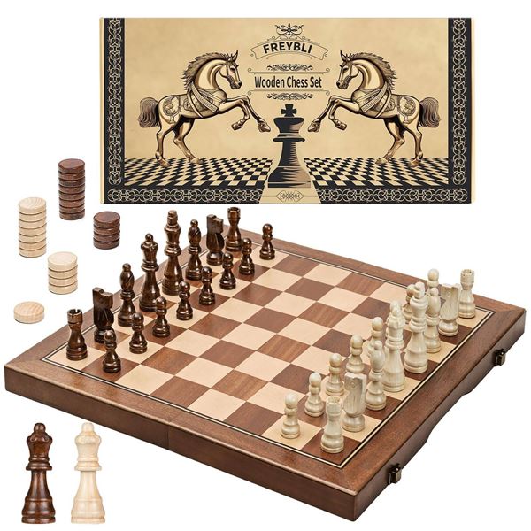 Freybli Model FR0001 Wooden Chess Set