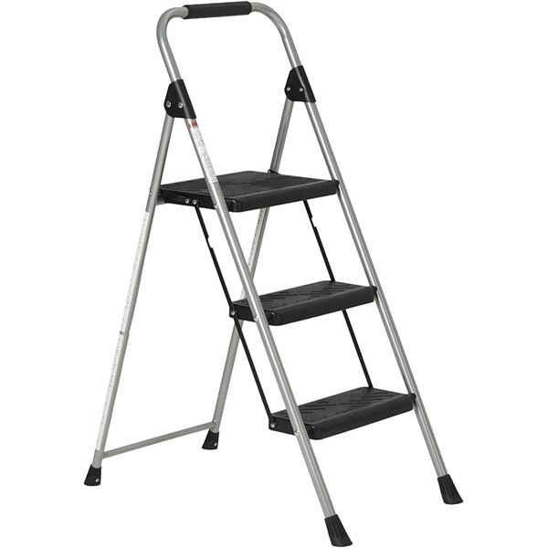 Amazon Basics 4-Step Stool with Non-Slip Rubber Handle