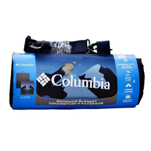 Columbia Outdoor Blanket 182 cm x 182 cm – Navy Blue