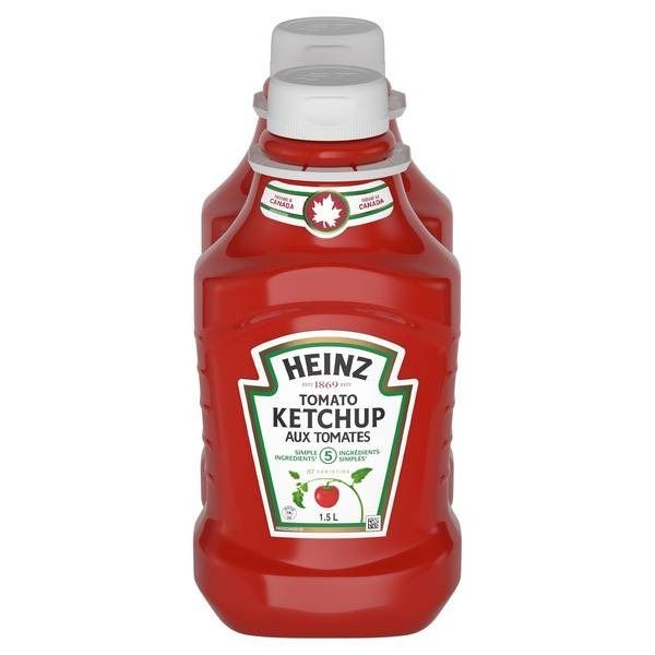 Heinz Tomato Ketchup 1.5L Bottles – Lot of 2