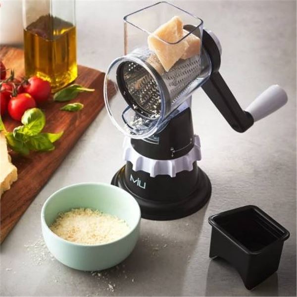 MIU Rotary Food Grater Kitchen Tool Set With 5 Grating Attachments