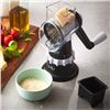 Image 1 : MIU Rotary Food Grater Kitchen Tool Set With 5 Grating Attachments