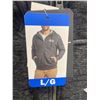 Image 2 : Men’s Full-Zip Hoodie, Large, Heather Gray