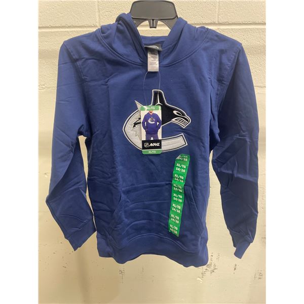 NHL Vancouver Canucks Youth Hoodie XL/16G in Blue