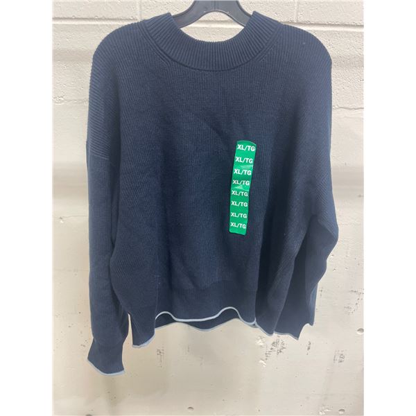 Scotch & Soda XL/TG Knitted Sweater Pullover in Navy Blue