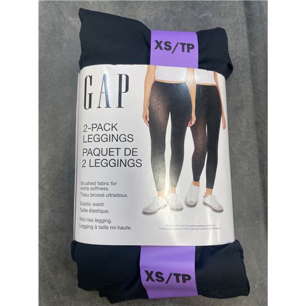 GAP 2-Pack Leggings, XS/TP, Black Color