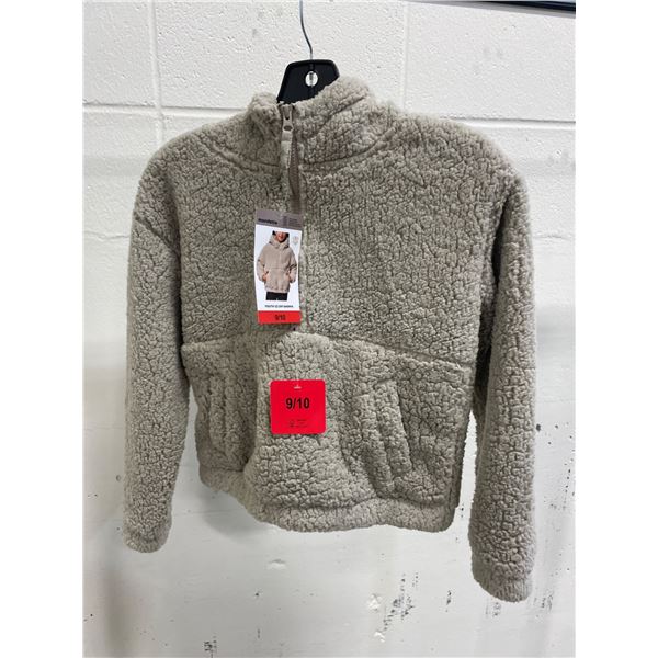 Mondetta Youth Half-Zip Sherpa Pullover, Size 9/10