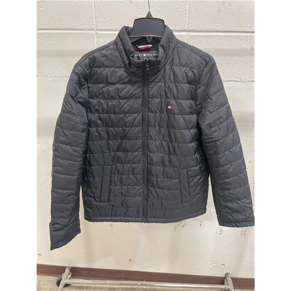 Tommy Hilfiger 3-in-1 Black Jacket With Full-Zip Design
