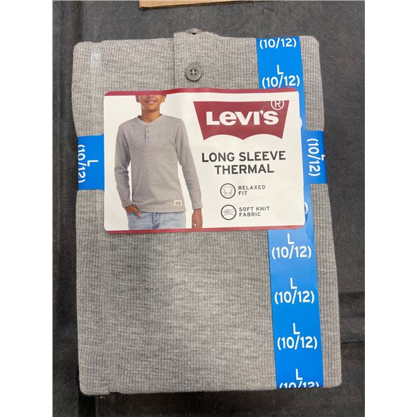 Levi’s Long Sleeve Thermal Shirt, Size L (10/12), Relaxed Fit