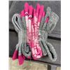 Image 2 : Pink and Gray Knit Socks – 6 Pairs