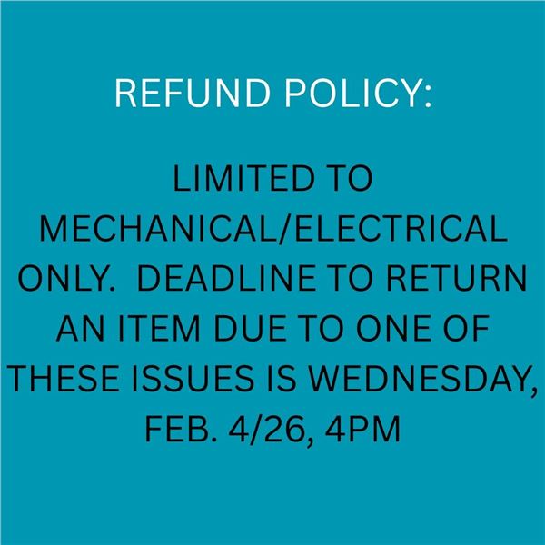 RETURN/REFUND POLICY
