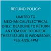 Image 1 : RETURN/REFUND POLICY