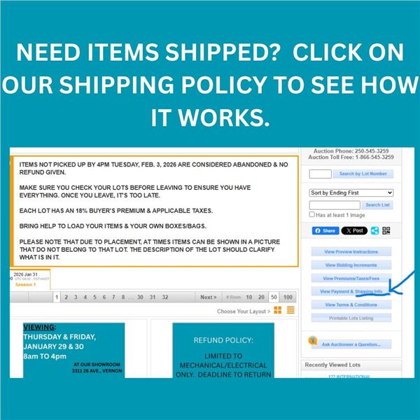 SHIPPING POLICY