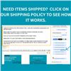 Image 1 : SHIPPING POLICY