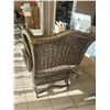 Image 3 : Wicker Chair, Ottoman C