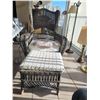 Image 6 : Wicker Chair, Ottoman C