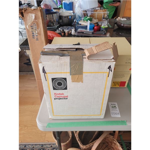 Kodak Projecter, Screen, CarouselsA