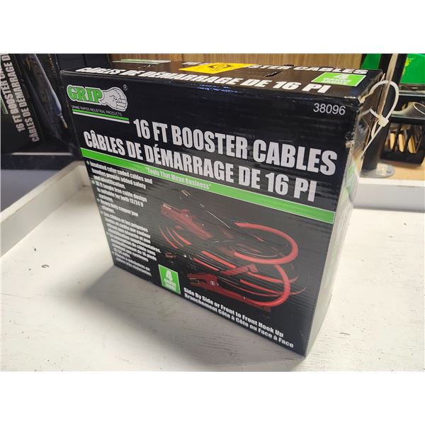 New 16' Booster Cable Set