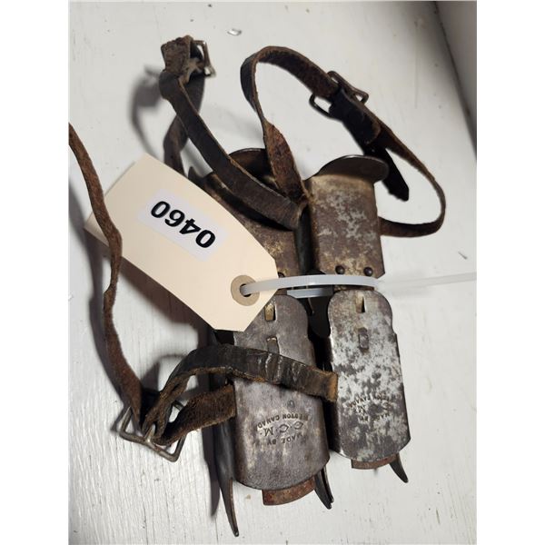 Vintage Pair of Strap-on Skates - Made by CCM