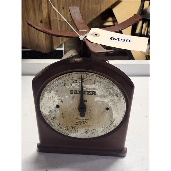 Vintage 20LB Salter No. 34 Scale - No Tray